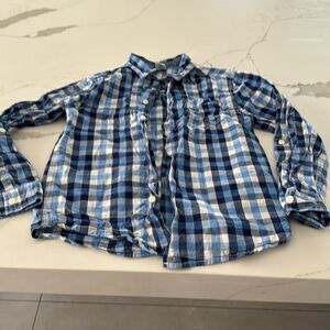 Gymboree Button down, long sleeve, collar shirt. Size L 10-12.
